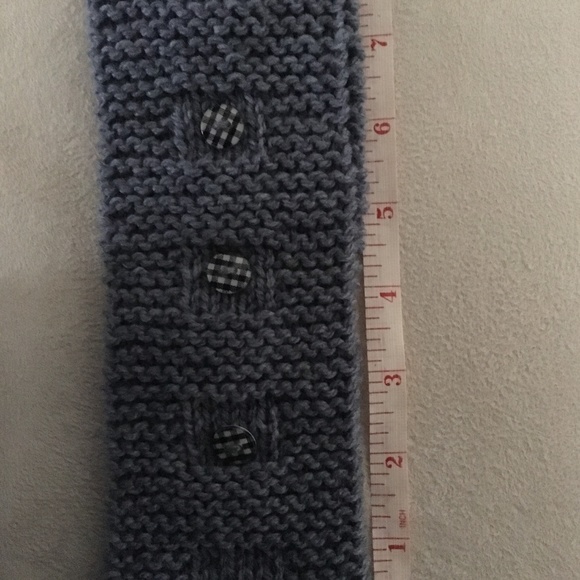 Hand knitted stretchy headband - Picture 6 of 6